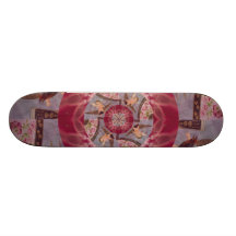 Vintage True Love Cupid On Bird Custom Skateboard