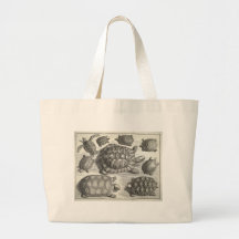 Vintage Turtle Etching Bag