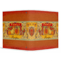 Vintage Tuscan Sunflower & Fruit Recipe Binder