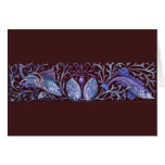Vintage Twin Fishes Greeting Card
