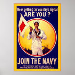 Vintage U.S Navy~Vintage World War posters
