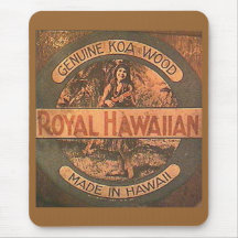 Vintage Ukulele Label Mousepad