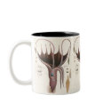 Vintage Umbrella Squid mugs