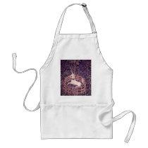 Vintage Unicorn In Captivity Tapestry Apron