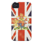 Vintage Union Jack Coat of Arms iPhone 4/4S Case iPhone 4 Case-Mate Cases