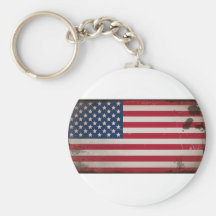 Vintage USA Flag Keychains