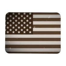 Vintage USA Flag Vinyl Magnet