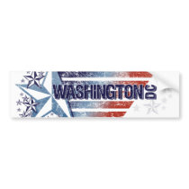 Vintage USA Flag with Star – Washington D.C. Bumper Stickers