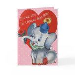 Vintage Valentine Card for Kids