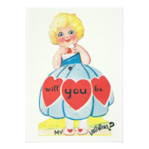 Vintage Valentine Invitation