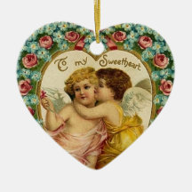 Vintage Valentine Ornament