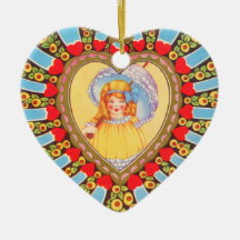 Vintage Valentine Ornament