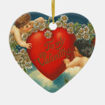 Vintage Valentine Ornament