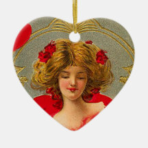 Vintage Valentine Ornament