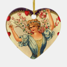 Vintage Valentine Ornament