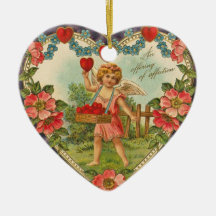 Vintage Valentine Ornament