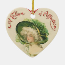 Vintage Valentine Ornament