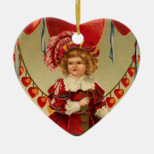 Vintage Valentine Ornament