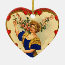 Vintage Valentine Ornament