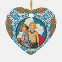 Vintage Valentine Ornament