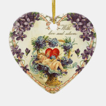 Vintage Valentine Ornament