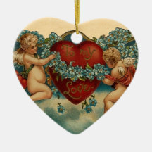 Vintage Valentine Ornament