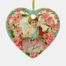 Vintage Valentine Ornament