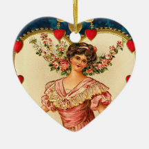 Vintage Valentine Ornament