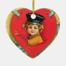 Vintage Valentine Ornament