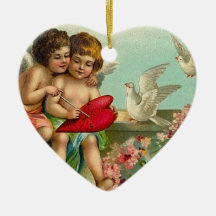 Vintage Valentine Ornament
