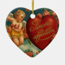 Vintage Valentine Ornament