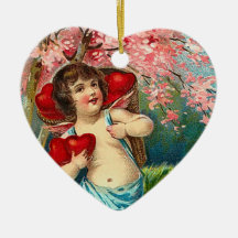 Vintage Valentine Ornament