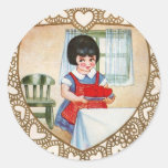 Vintage Valentine's Cookies stickers