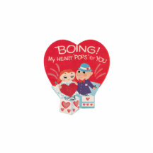 Vintage Valentines Day Photo Sculpture