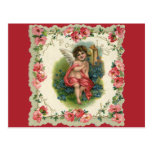 Vintage Valentine's Day, Victorian Angel on Phone Post Cards