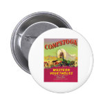 Vintage Vegetables Food Product Label Pinback Button