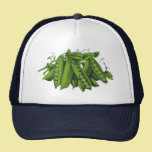 Vintage Vegetables; Sugar Snap Peas hats