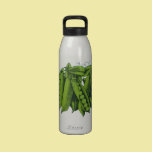 Vintage Vegetables; Sugar Snap Peas water bottles