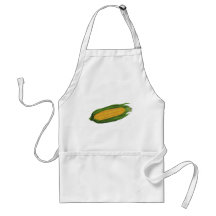 Vintage Vegetables; Yellow Corn on the Cob Aprons