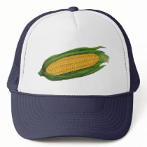Vintage Vegetables; Yellow Corn on the Cob Trucker Hat