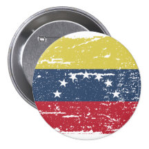 Vintage Venezuela Flag Pinback Buttons