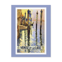 Vintage Venice Italy Travel Postcard