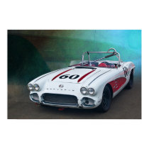 Vintage Vette Poster posters