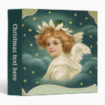 Vintage Victorian Angelic Christmas Angel, Stars Vinyl Binders