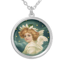 Vintage Victorian Angelic Christmas Angel, Stars Custom Jewelry