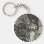 Vintage Victorian Bride, Bridal Portrait Key Chains