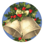Vintage Victorian Christmas Bells Cards, Stickers