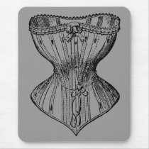 Vintage Victorian Corset Mousepad