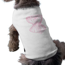 Vintage Victorian Corset Pink Dog Clothes