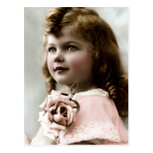Vintage Victorian Edwardian Tinted Postcard 9